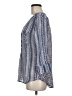 Fred David Blue 3/4 Sleeve Blouse Size M - photo 5