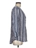 Fred David Blue 3/4 Sleeve Blouse Size M - photo 4