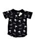 Appaman 100% Cotton Black Short Sleeve Button-Down Shirt Size 2T - photo 1
