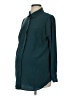 H&M Mama 100% Polyester Teal Long Sleeve Blouse Size S - photo 1