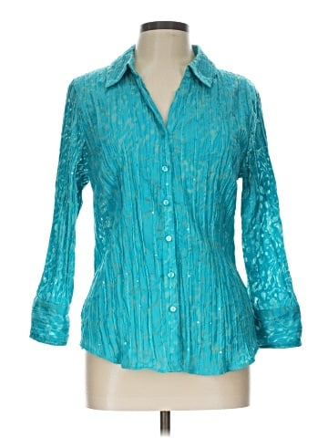 JM Collection 3/4 Sleeve Blouse (view 1)