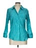 JM Collection Teal 3/4 Sleeve Blouse Size 12 - photo 1