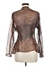 Babette 100% Polyester Brown Long Sleeve Blouse Size M - photo 2