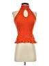 Venus 100% Rayon Orange Sleeveless Top Size XS - photo 1