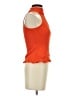 Venus 100% Rayon Orange Sleeveless Top Size XS - photo 4