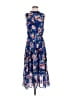 Lulus 100% Polyester Floral Blue Casual Dress Size S - photo 1