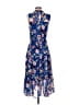 Lulus 100% Polyester Floral Blue Casual Dress Size S - photo 2