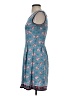 Max Studio Paisley Blue Casual Dress Size XS - photo 5