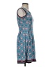 Max Studio Paisley Blue Casual Dress Size XS - photo 4