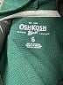 OshKosh B'gosh 100% Cotton Green Pullover Hoodie Size 6 - photo 3