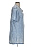 Lucky Brand Blue Short Sleeve Top Size S - photo 4