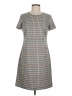 Andrew Marc Tweed Gray Casual Dress Size 6 - photo 1