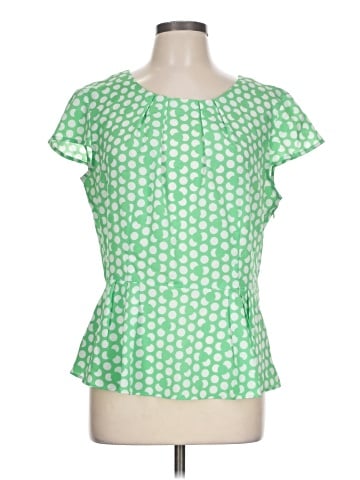 New York & Company Short Sleeve Blouse (view 1)