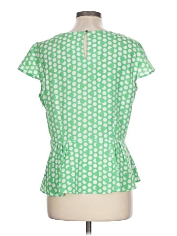 New York & Company Short Sleeve Blouse (view 2)