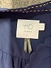 HD in Paris 100% Polyester Blue 3/4 Sleeve Blouse Size 6 - photo 7