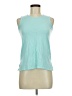 Max Studio Teal Sleeveless T-Shirt Size M - photo 1