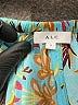 A.L.C. 100% Cotton Teal 3/4 Sleeve Blouse Size 2 - photo 7