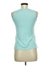 Max Studio Teal Sleeveless T-Shirt Size M - photo 2
