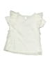 H&M 100% Polyester Ivory Short Sleeve Top Size 7 - 8 - photo 2