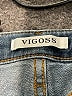 Vigoss Hearts Blue Jeans Size 28 waist - photo 7