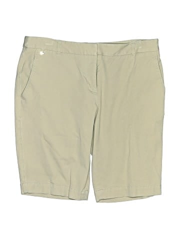 White House Black Market Khaki Shorts (view 1)