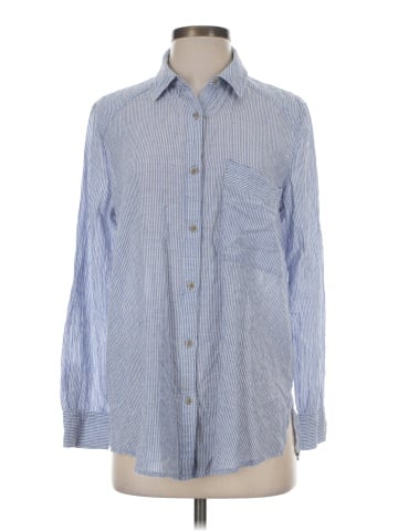 Free People Long Sleeve Button-Down Shirt (view 1)