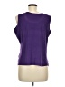 St. John's Bay 100% Polyester Purple Blue Cardigan Size M (petite) - photo 2