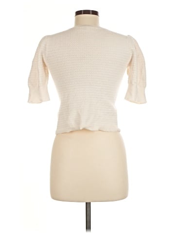 Madewell Merino Wool-Silk Blend Puff-Sleeve Sweater Tee (view 2)