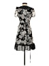 Lulus 100% Polyester Black Gray Casual Dress Size XS - photo 2