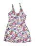 Unbranded Floral Pink One Piece Swimsuit Size L - photo 1