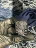 Deletta Chevron-herringbone Blue Casual Dress Size M - photo 8