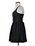 Francesca's Solid Black Casual Dress Size S - photo 5