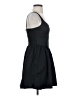 Francesca's Solid Black Casual Dress Size S - photo 4