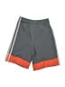 Adidas 100% Polyester Gray Athletic Shorts Size 6 - photo 2