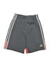 Adidas 100% Polyester Gray Athletic Shorts Size 6 - photo 1