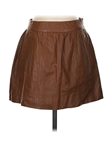 J.Crew Collection Faux Leather Skirt (view 1)
