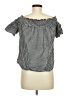 Laju Black Short Sleeve Blouse Size M (petite) - photo 2