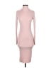 Express Solid Pink Casual Dress Size S - photo 1