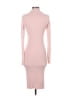 Express Solid Pink Casual Dress Size S - photo 2