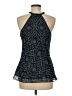 MICHAEL Michael Kors 100% Silk Black Sleeveless Silk Top Size 6 - photo 2