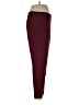 Maurices Solid Burgundy Active Pants Size Lg SHORT - photo 4
