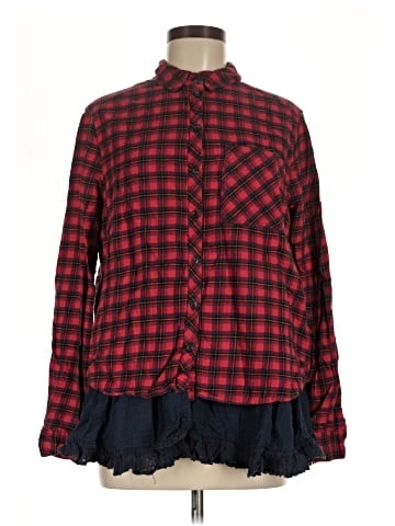 BDG Long Sleeve Button-Down Shirt (view 1)