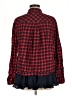 BDG Plaid Red Long Sleeve Button-Down Shirt Size M - photo 2
