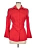 Neiman Marcus Red 3/4 Sleeve Button-Down Shirt Size M - photo 1