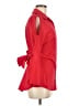 Neiman Marcus Red 3/4 Sleeve Button-Down Shirt Size M - photo 4