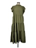 Shein 100% Polyester Solid Green Casual Dress Size L - photo 1