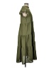 Shein 100% Polyester Solid Green Casual Dress Size L - photo 4