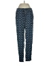 MNG Basics 100% Viscose Print Blue Casual Pants Size XS - photo 1