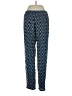 MNG Basics 100% Viscose Print Blue Casual Pants Size XS - photo 2
