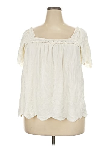 Lucky Brand Short Sleeve Blouse (view 1)